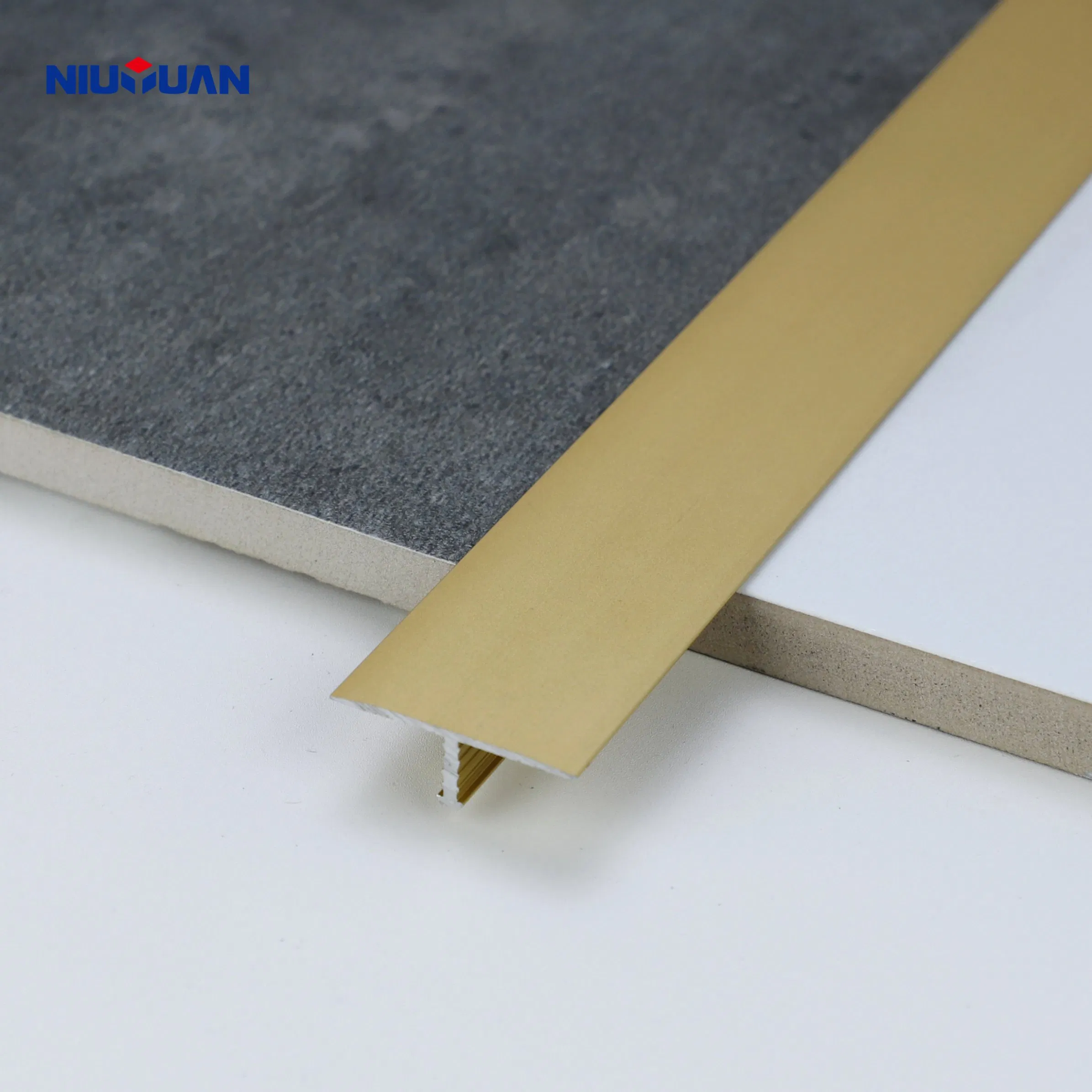 Ceramic Tiles Accessories Metal T Shaped Metal Tile Decorative Transition