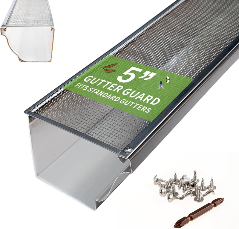 Heavy Duty Mesh Gutter Guard for Industrial Roof Systems Roof Drainage Protection