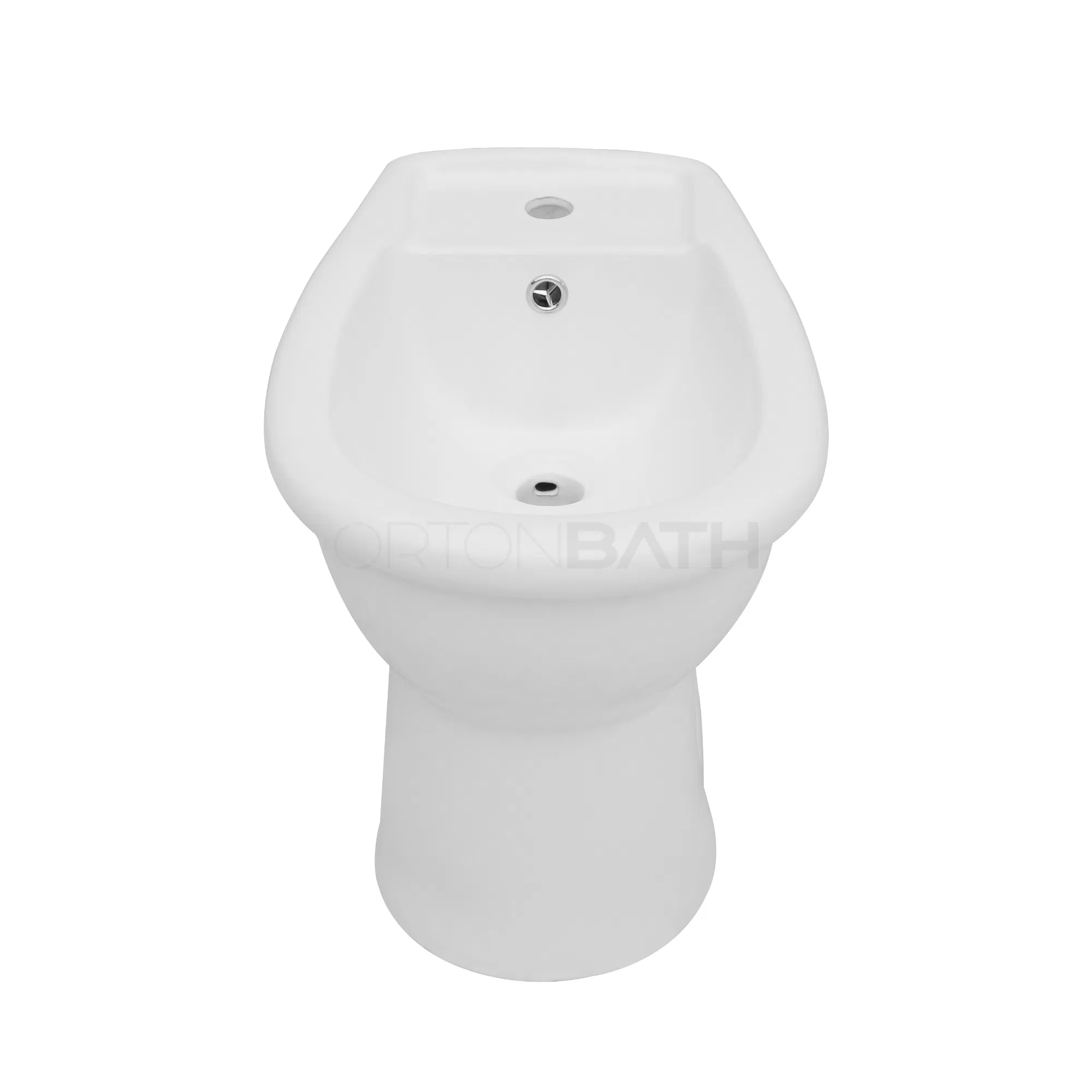 Ortonbath Floor Mounted 3 Tap Holes Toilette Bidet Hospital Elder Lady Care One Piece Ceramic Wc Toilet Bidet Special Care Bidet Oval Ceramic Toilet Bidet