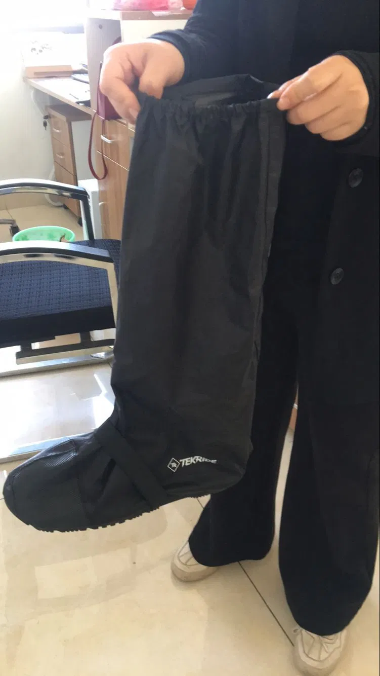 Waterproof PVC Man High Boot Shoe Cover with 42cm Height