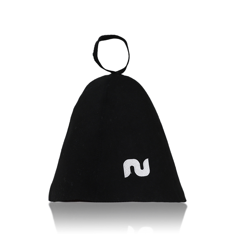 Wool Felt Sauna Hat Unisex Felt Bath Hat for Healing Baths Accessories Sauna Hat Head Cover