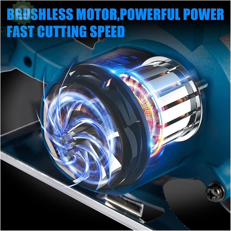 5 in Battery Powered Electric Cordless Mini Circular Saw for Wood Metal Stone Handheld Cutting Machine