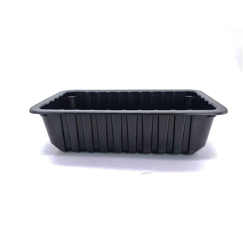 Heatable PP Pressure Resistant Plastic Tray for Fresh Pork and Beef Packaging