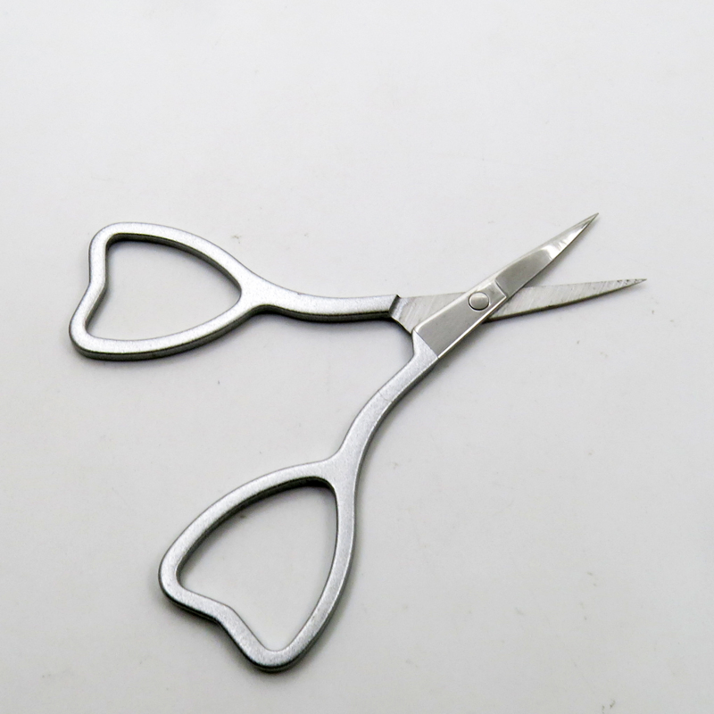 OEM Your Logo Beauty Makeup Scissors Facial Trimming Tweezers Portable for Promotion Gift