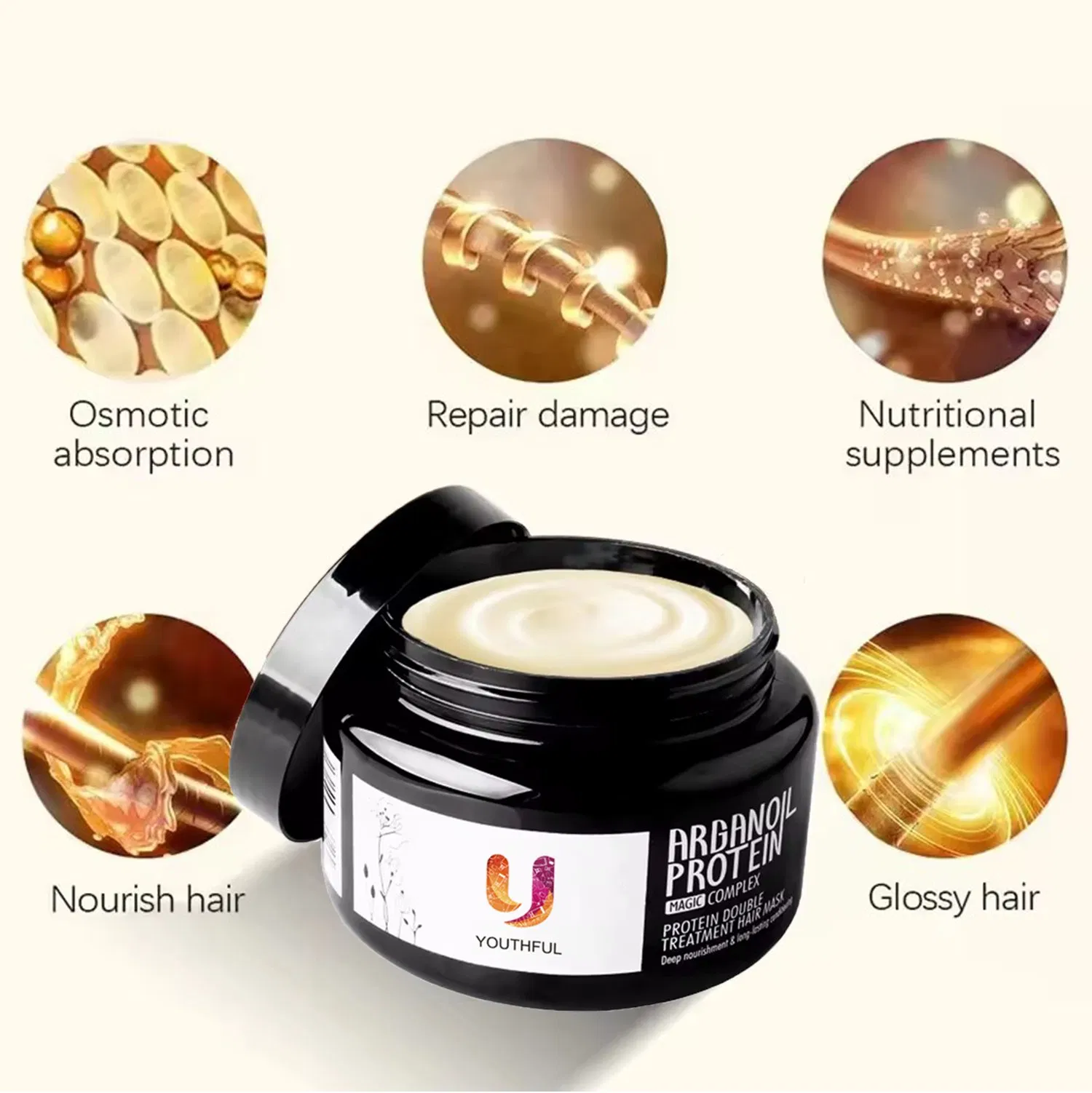 Repair Moisturizing Smoothing Collagen Professional Hair Mask Treatment