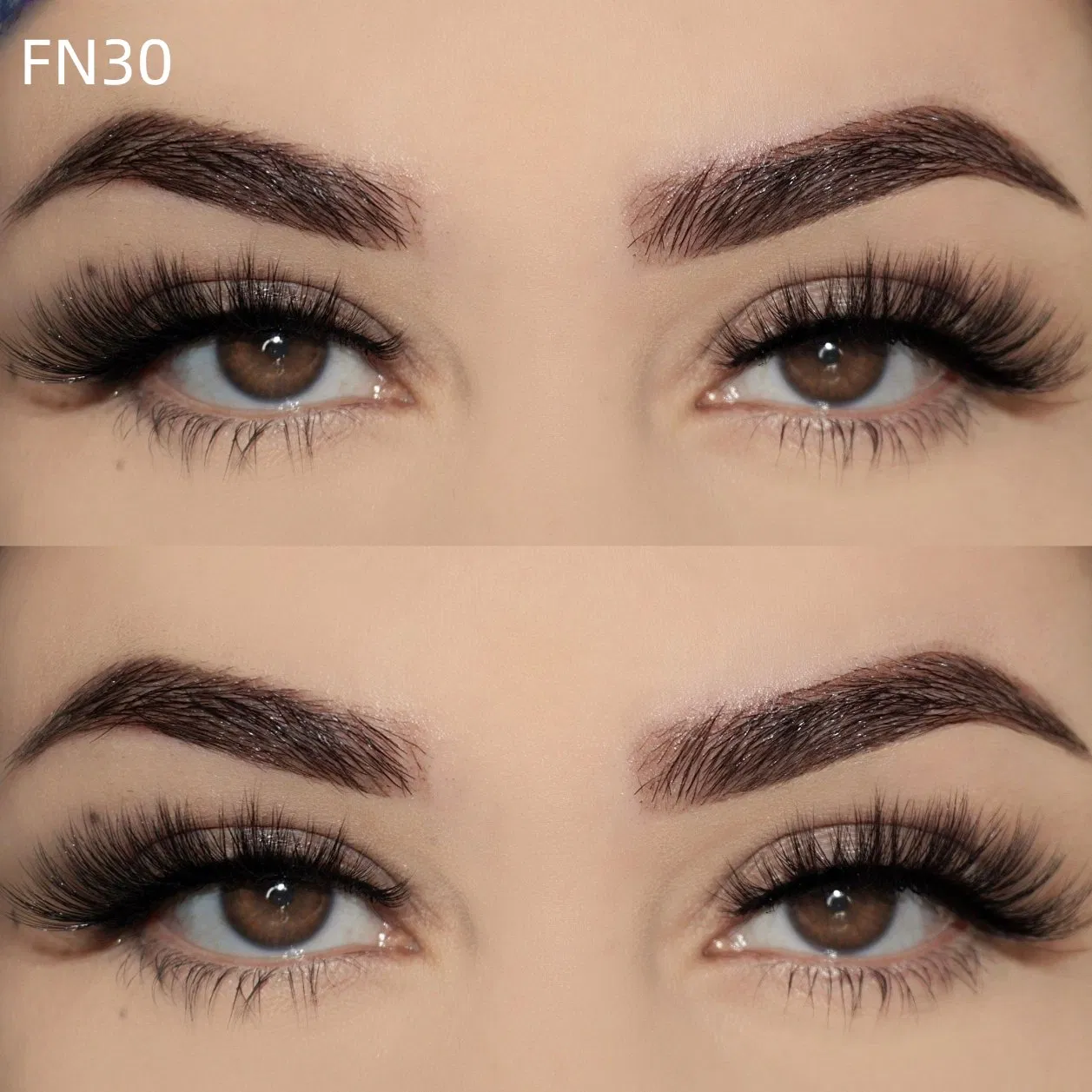 Custom Wholesale Faux Mink Lashes 3D Handmade Natural, Soft & Lightweight Strip Lashes