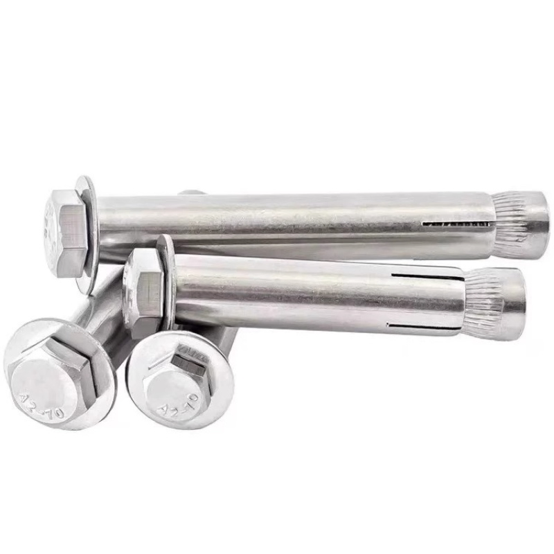High Strength Stainless Steel Sleeve Anchor Bolt with Hex Head