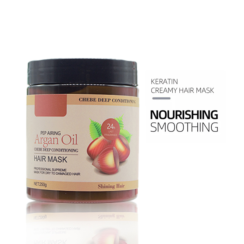 Beauty Cosmetics Argan Oil Hair Mask Private Label Nourish Intensive Smoothing Hair