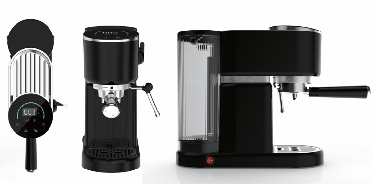 Semi-Automatic Espresso Coffee Machine 20 Bar Commercial Coffee Maker with Steam Wand