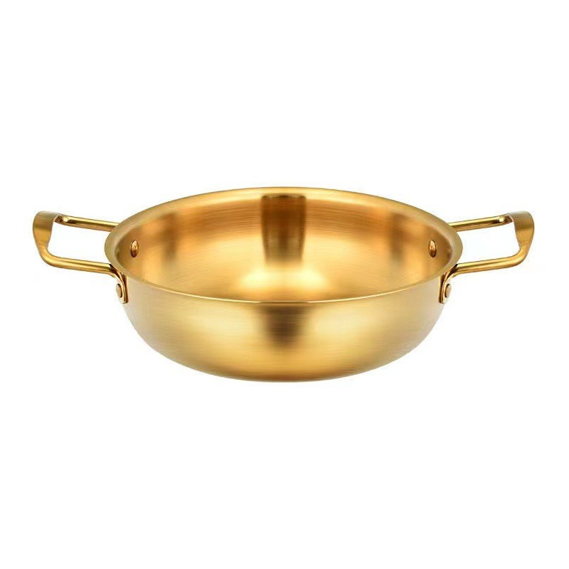 Stainless Steel Golden Ramen Pot Crayfish Seafood Kitchen Cookware
