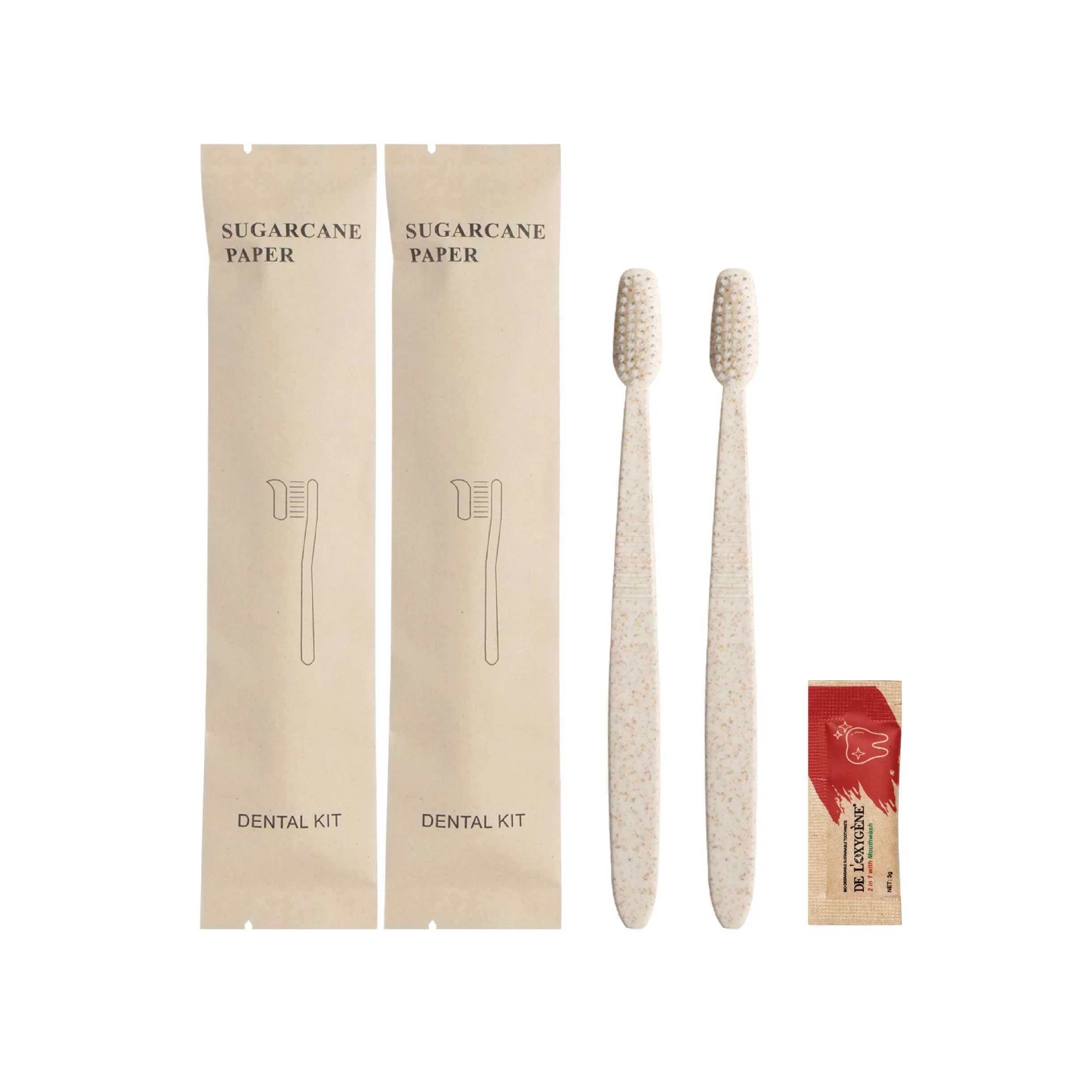 Disposable Toothbrush Hotel Supplies Hotel Toothbrush and Toothpaste Set