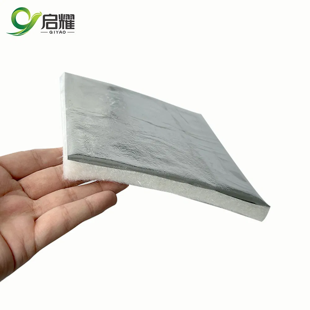 Aluminum Foil Faced Silica Aerogel Thermal Insulation Blanket Roll