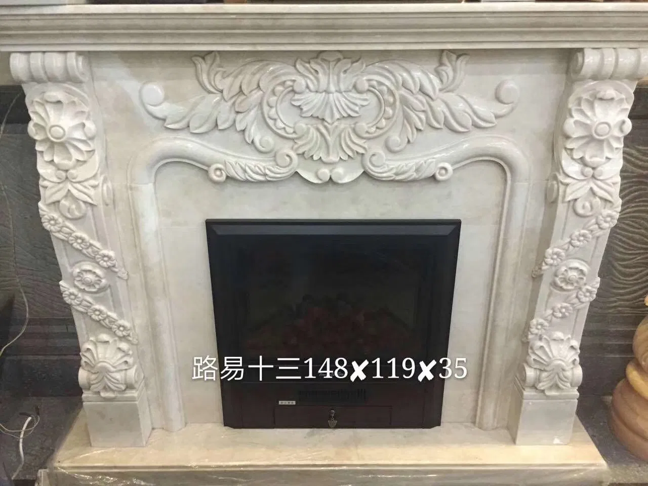 Marble Fireplace for Home Decoration