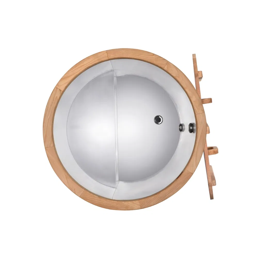 Стальная ледяная бочка с кедровой юбкой и системой охлаждения