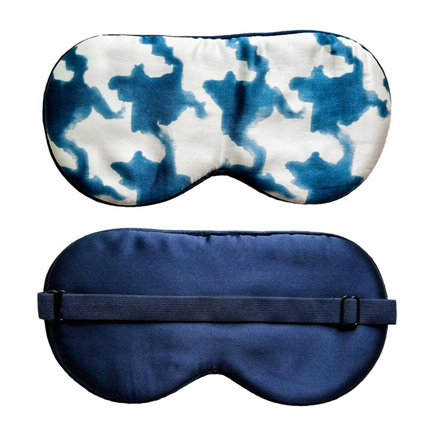 Digital Printing Adjustable Slip Silk Eye Mask