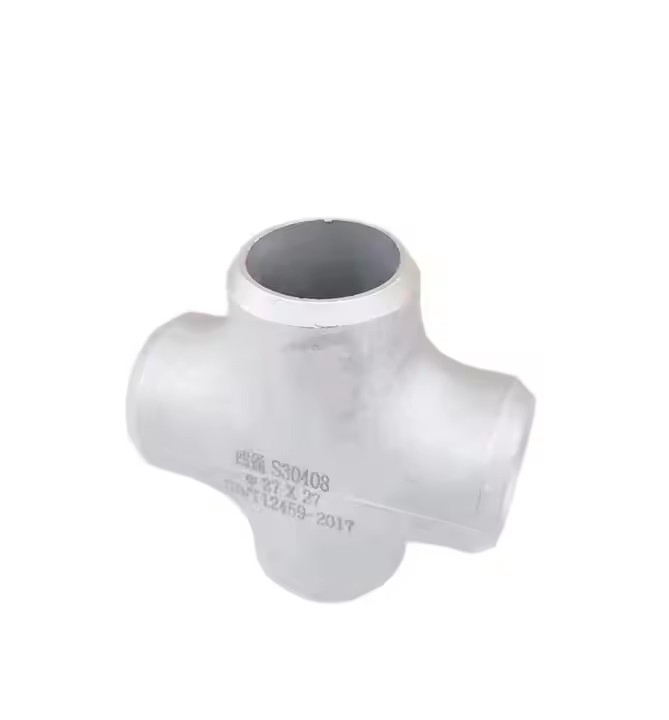 Ss Flat Welding Cross 304 316L 347H 2520 2205 Duplex Stainless Steel 4 Way Connector Coupling