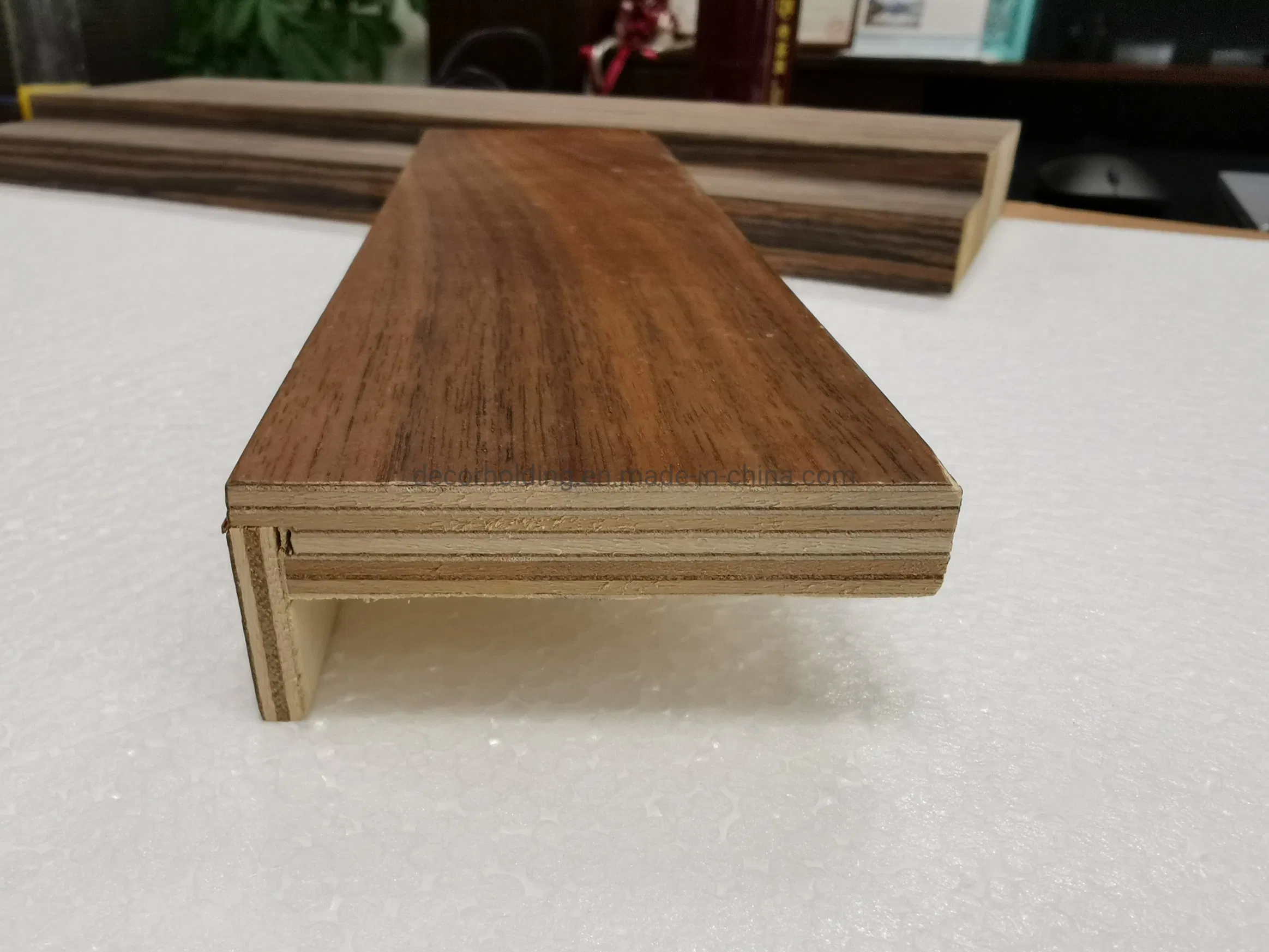 Gesso Coat Solid Pine White Wood Baseboard Skirting White Primed