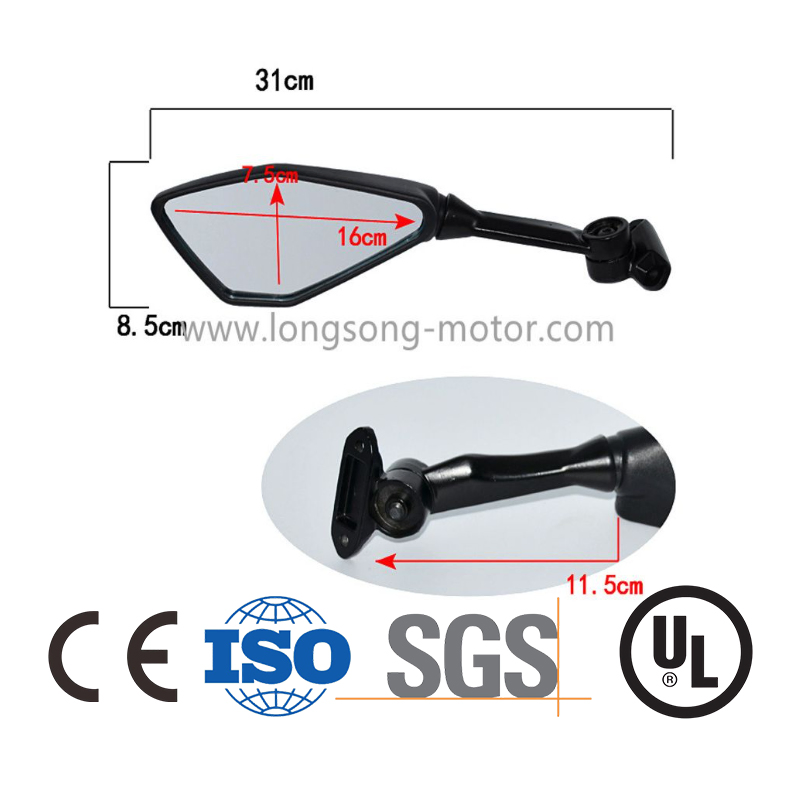 Kawasaki Ninja 250 Боковые зеркала заднего вида с E-MARK световозвращателем