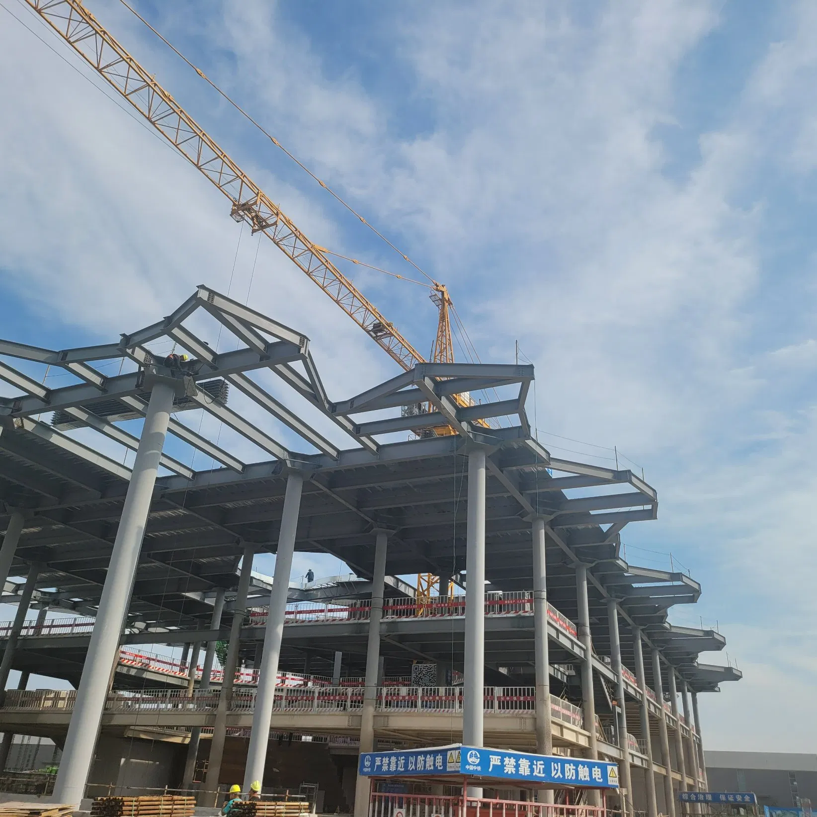 Prefabricated Metal Building Componets Steel Structure Welded Column Beam