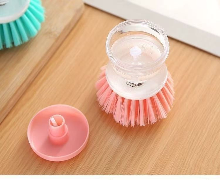 Многофункциональная щетка для мытья посуды с дозатором