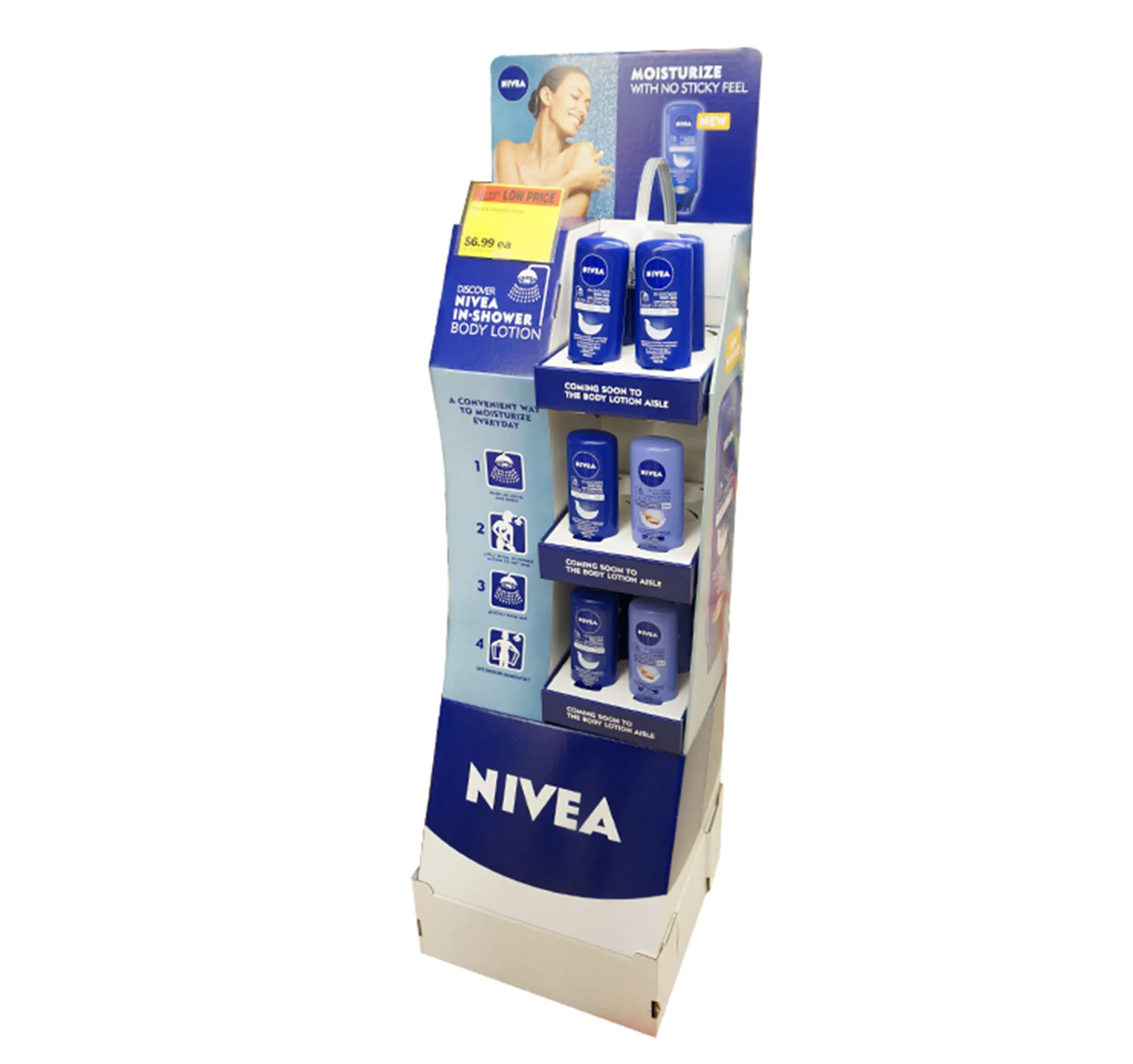 Csutomized Structure and Design Cardboard Paper Standee Display Stand Advertising Billboard