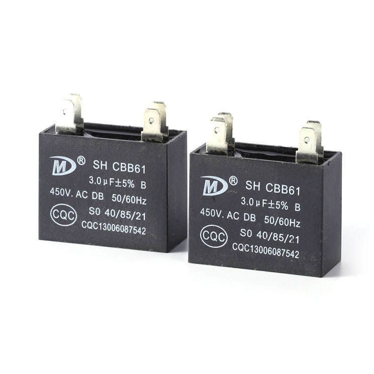 Air Conditioner Parts Fan Capacitor for Air Conditioner Starting Capacitor Cbb61 Long Life Good Quality