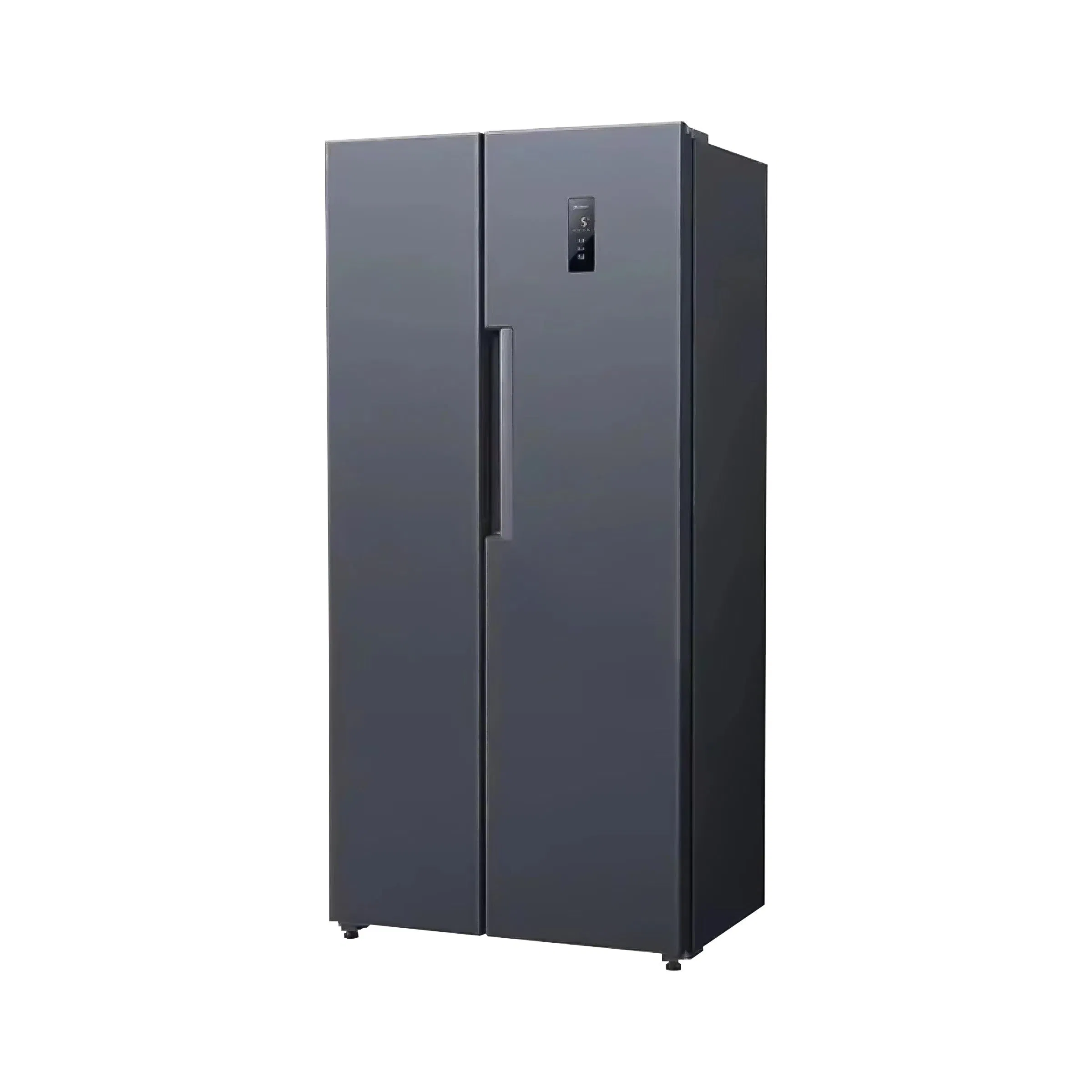 High-End Household Glass-Door Air-Cooled Frost-Free Refrigerator with Drinking Water Dispenser, Side-by-Side Refrigerator