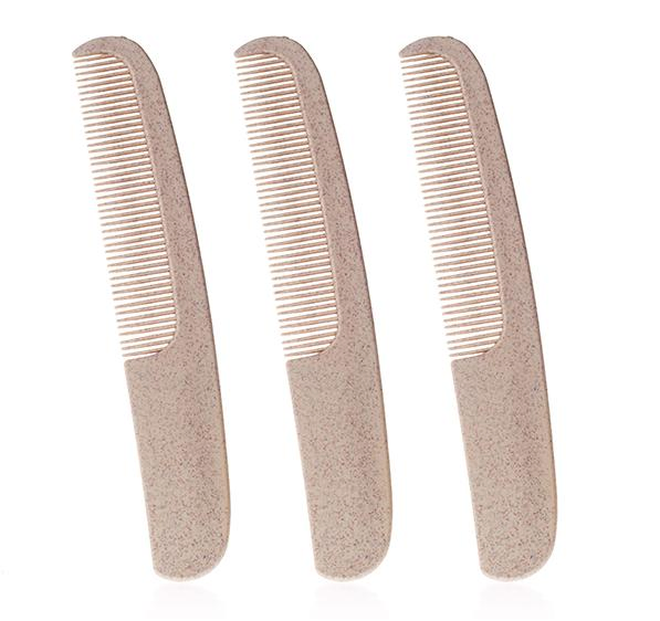 White Hotel Bathroom Disposable Plastic Hair Comb Combs in Sleeve