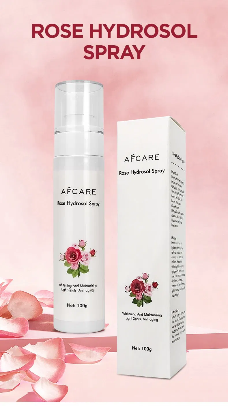 Natural Skin Care Products Moisturizing Shrinking Pore Rose Water Spray