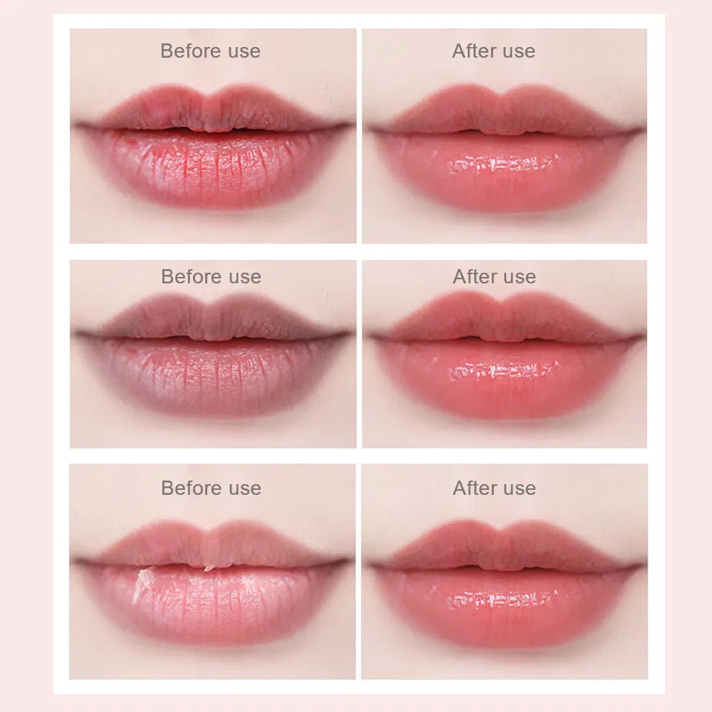 OEM ODM Strawberry Extract Crack-Preventing and Water-Locking Brightening Lip Skin