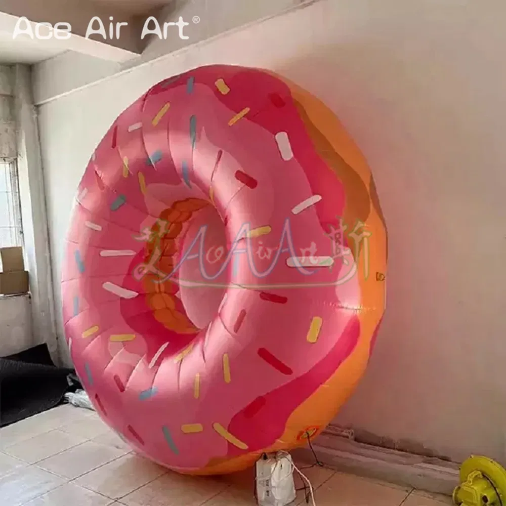 Inflatable Donuts Inflatable Doughnut for Advertising Dessert Shop Promotion Event Decoration