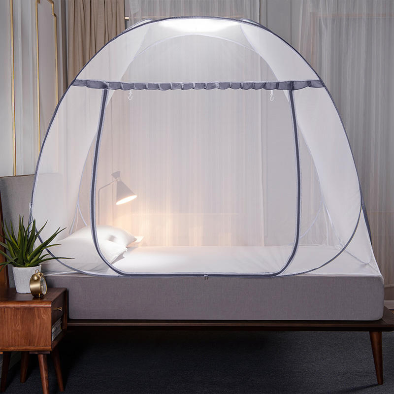 Factory Direct Foldable Mosquito Nets Automatic Installation-Free Single Foldable Mosquito Net for Bed