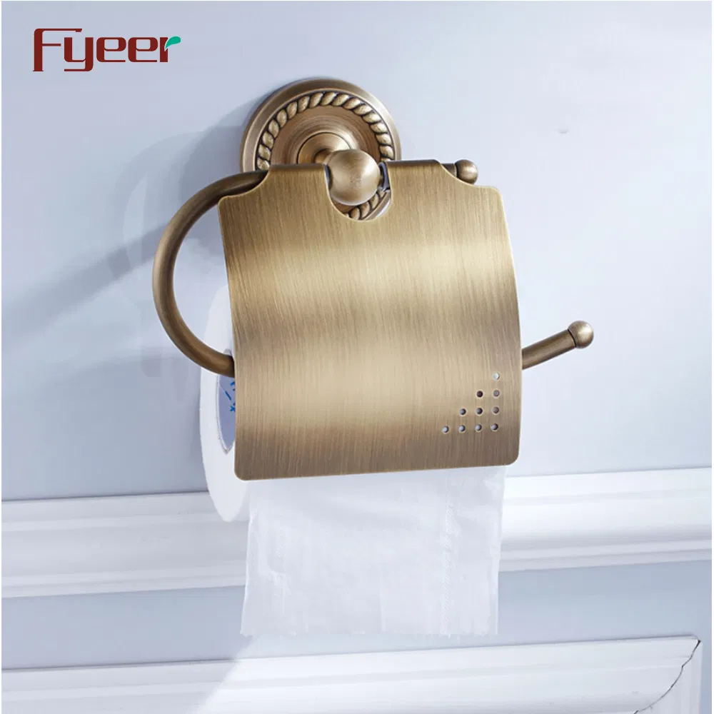 Держатель для туалетной бумаги Fyeer античная латунь