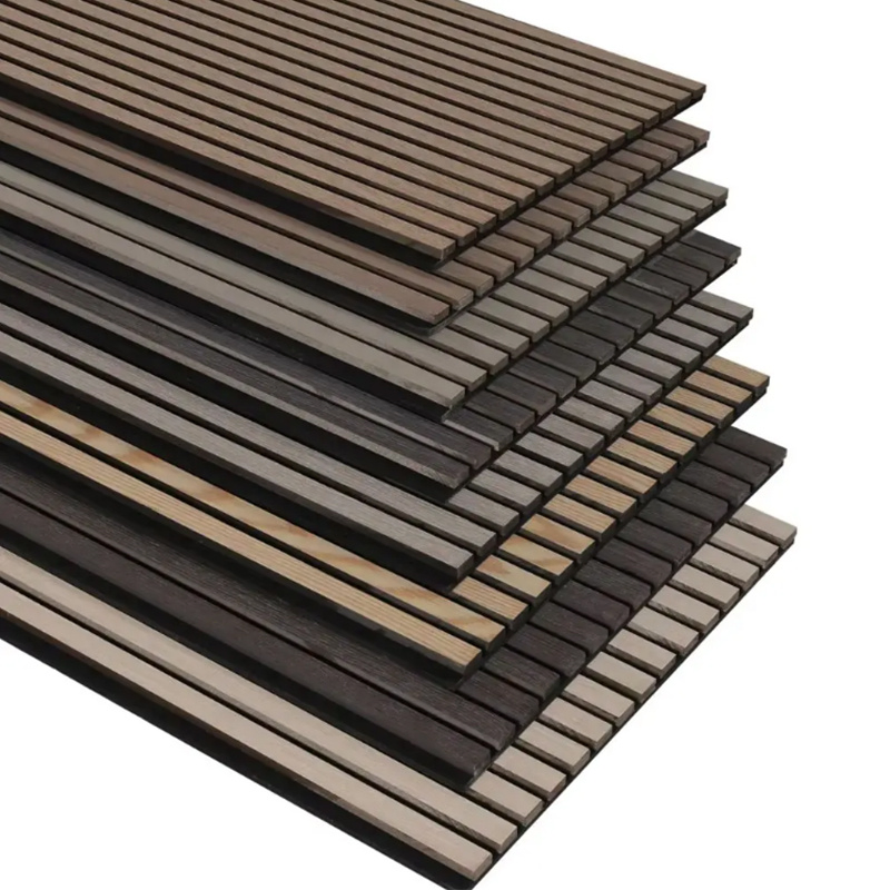 High Quality Absorbing Polyester Room Polyester Fiber Customized Soundproof Slat Sound Proof Acoustic Panels