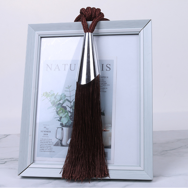 Home Textile Decorative Velvet Ball Curtain Fringe Tassel Textile Curtain Tassel Fringe Tied Rope Curtain Tassel Beaded Tieback