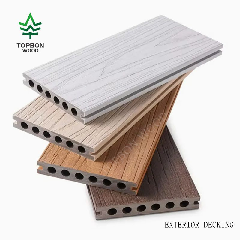 WPC Decking Design 3D Embossing Wood Plastic Composite Factory