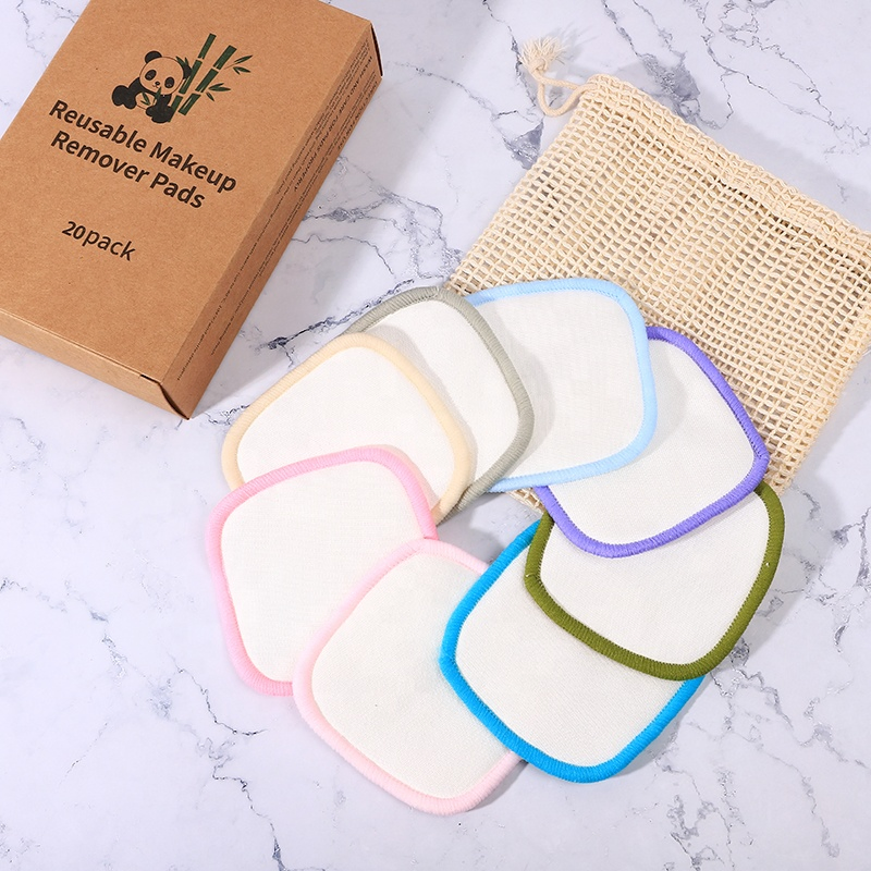 Wholesale Facial Make up Smooth Single Customized Shape Cotton Pads
