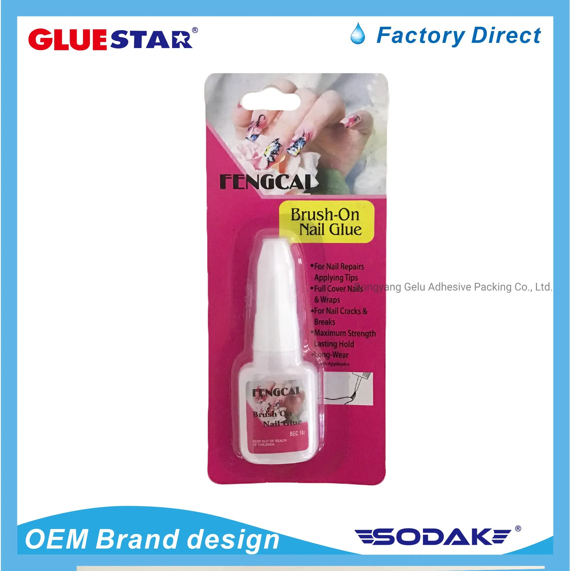 1.5g 2g/ 7g/10g Nails Glitter Tips Acrylic Brush Faux Ongle Nail Care Tools Fast Drying Nail Glue