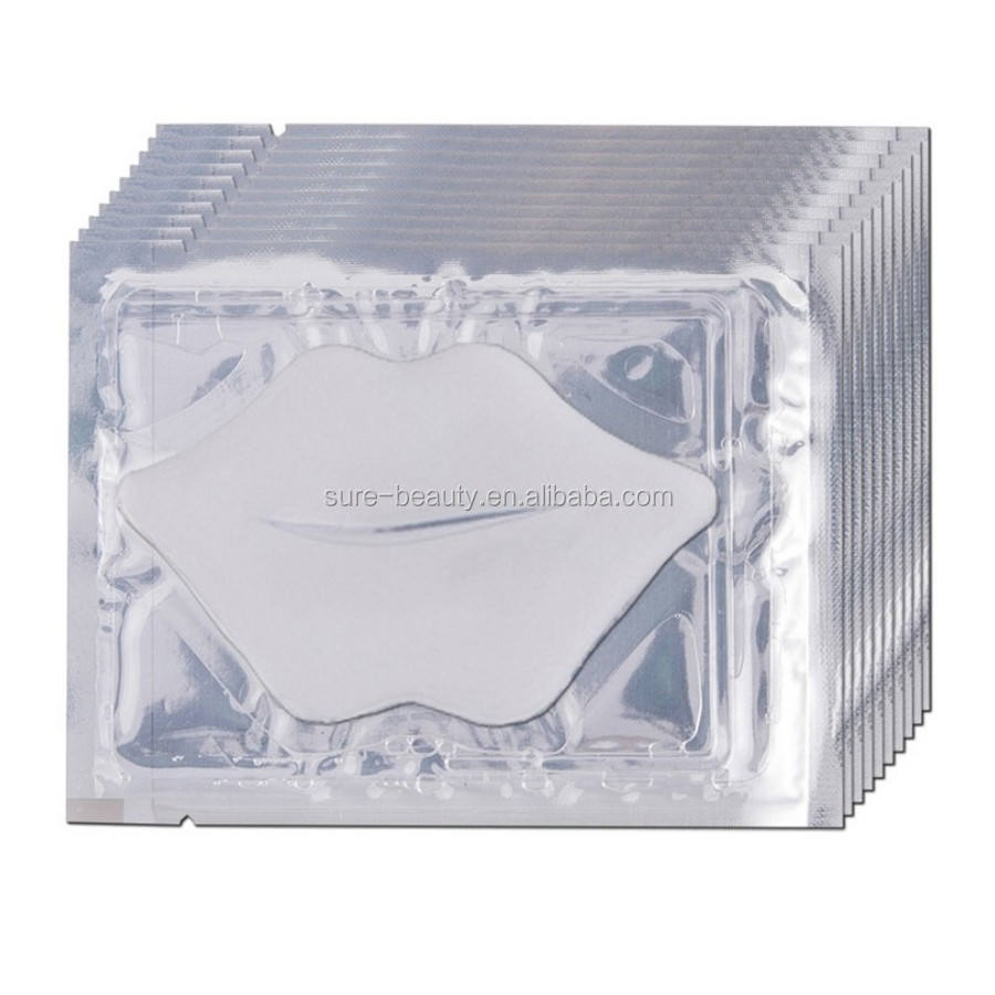 Custom Beauty Plumpers Cute Gold Pink Cherry Overnight Mouth Gel Crystal Collagen Lip Mask