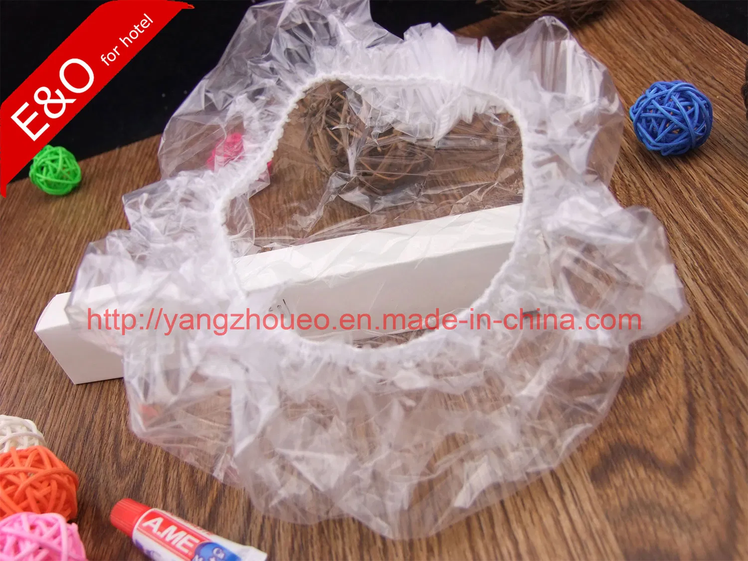 Hotel Shower Cap/PE Shower Cap/Transparent Shower Cap