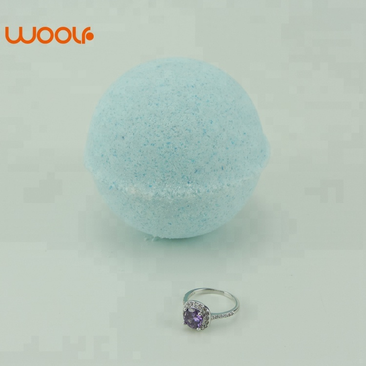 SPA Foaming Salts Ball Bath Bombs with Rings Inside Bath Fizzer