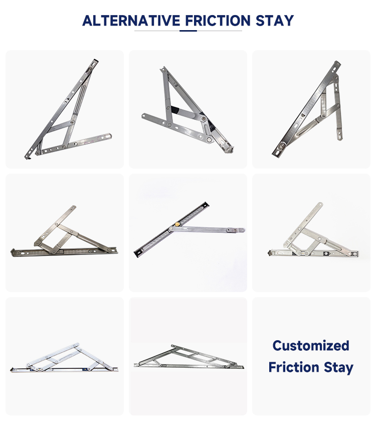 Factory Price Adjustable Window Hinges Window Friction Stay Stopper