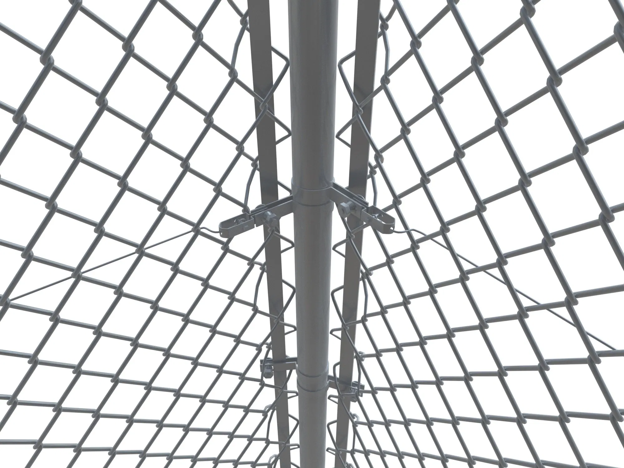 Black Cyclone Chain Link Fence for Baseball Fields Fence