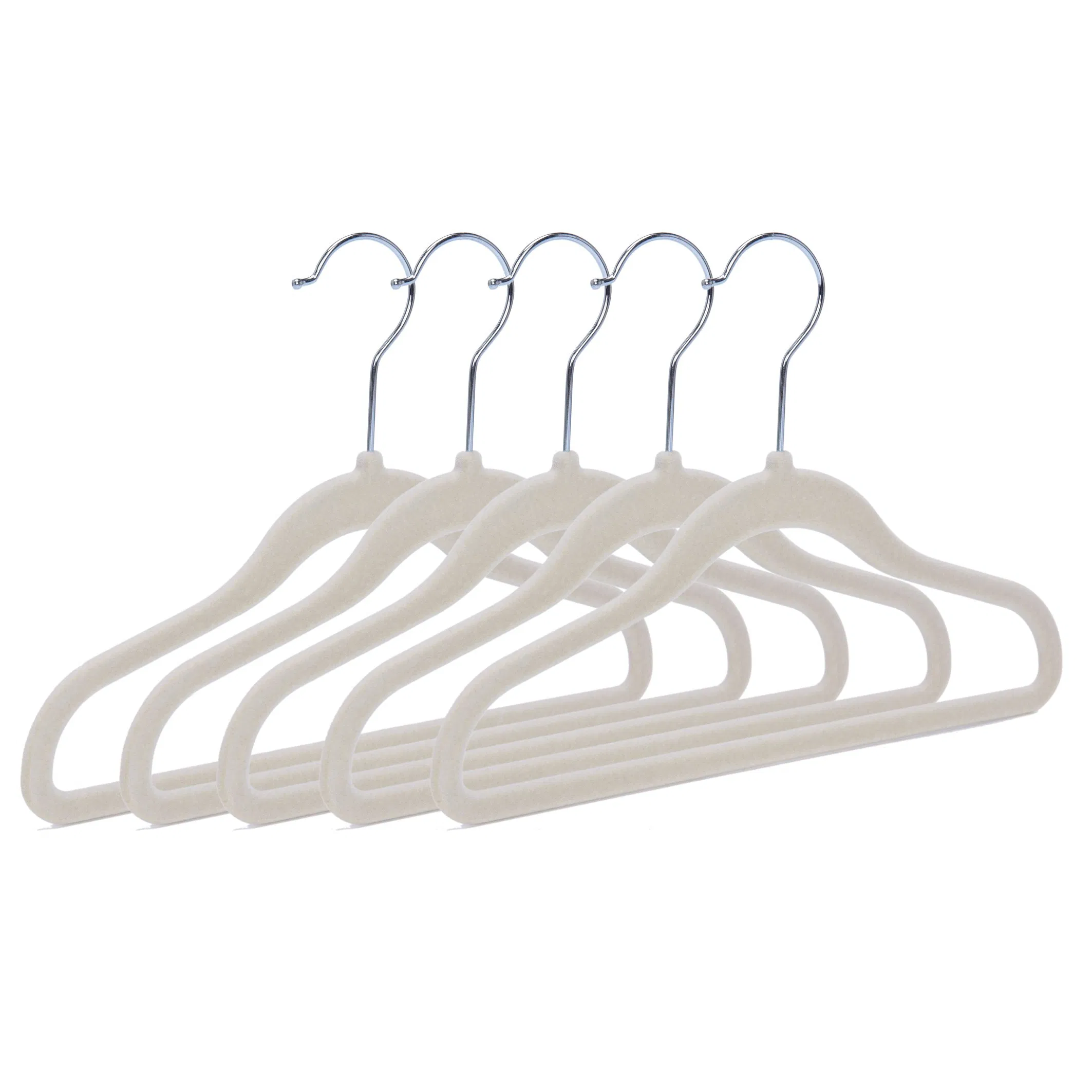 Space Saving Velvet Hangers Notched Clothes Hangers for Suits Dress Shirt