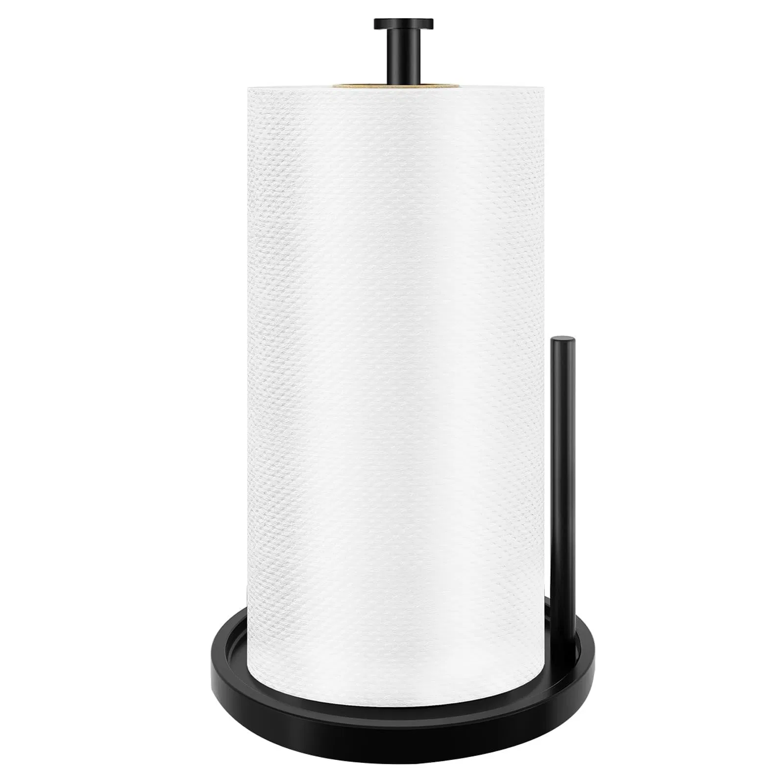 Standing Tissue Paper Towel Roll Holder Rack Countertop