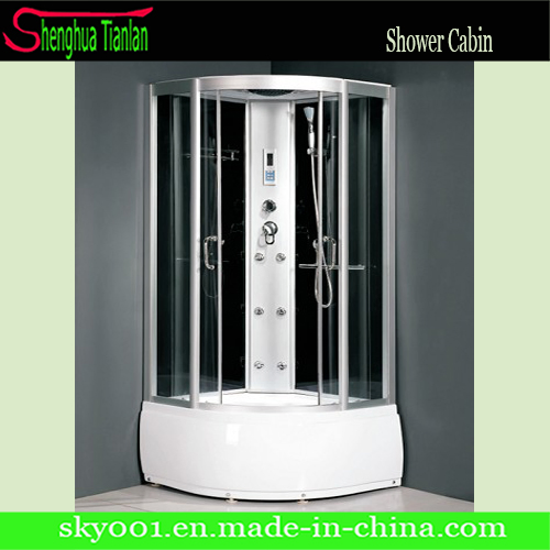 Popular New Complete Glass Jacuzzi Shower Room