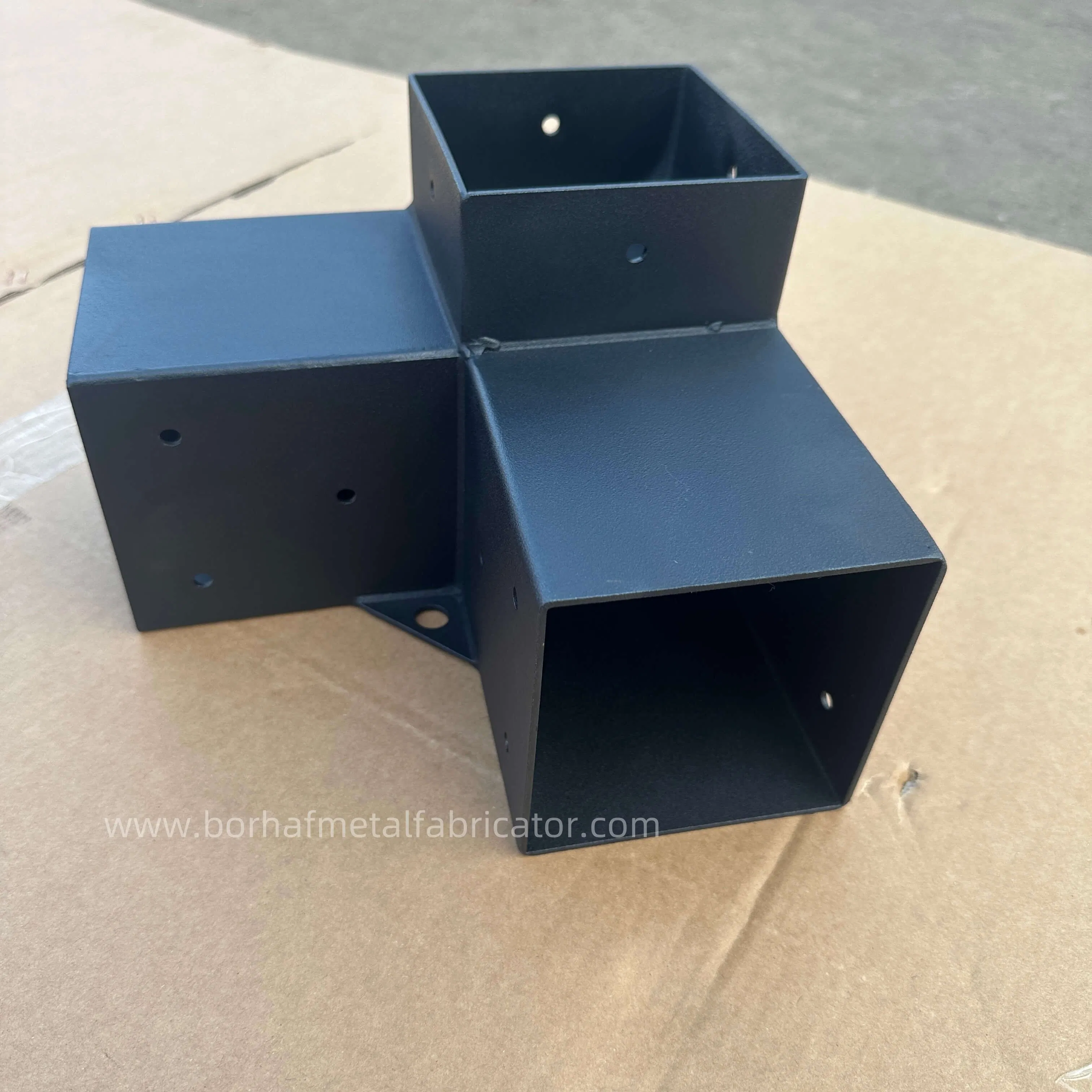 Outdoor Pavilion Structure Connection Bracket Galvanized Steel Gazebo Frame Hardware