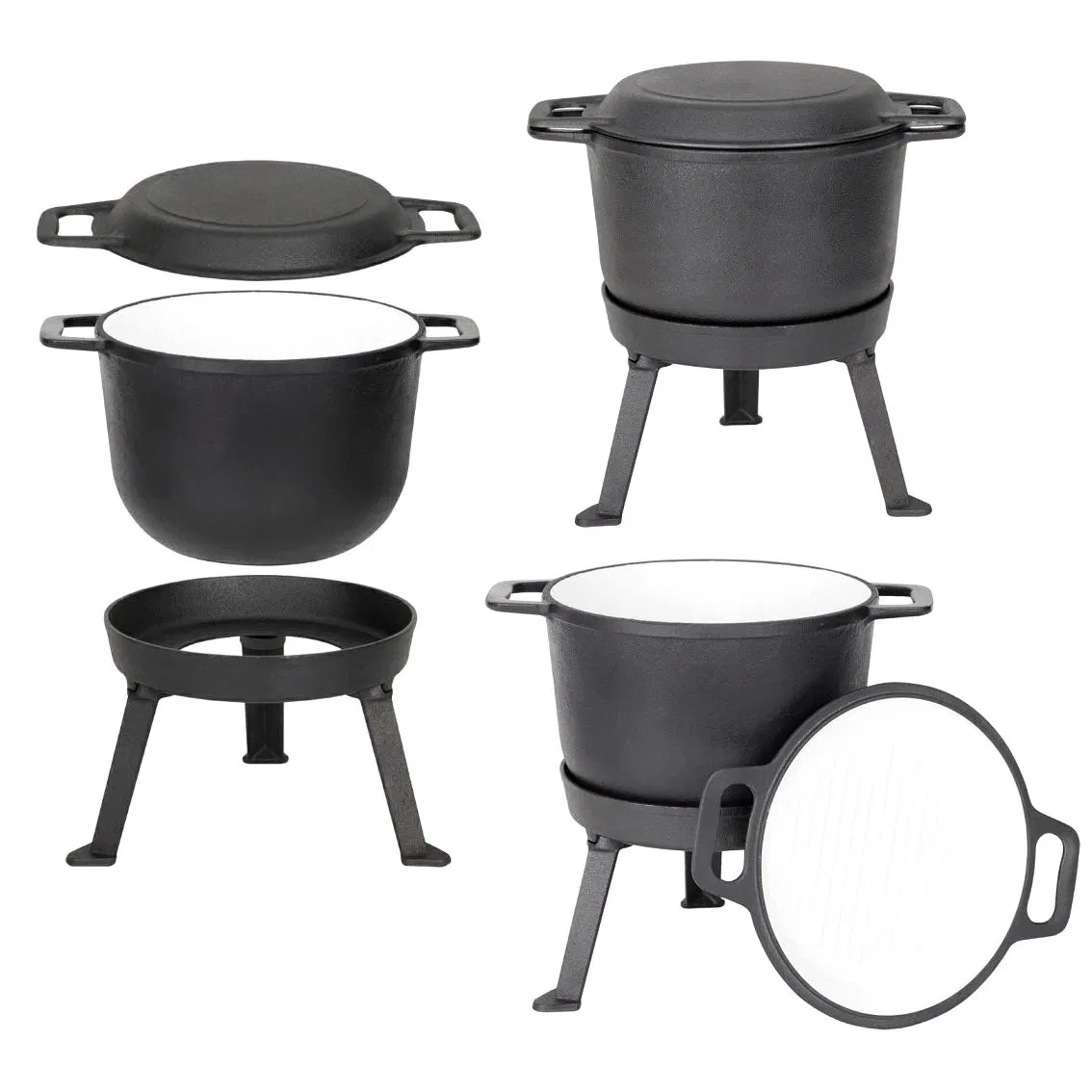 Чугунный казан для кемпинга Cookwin, 8 л
