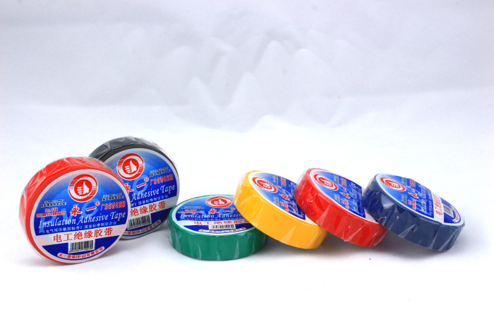 PVC Electrical Insulation Tape (Black, Red, Yellow, Blue, White, Green)
