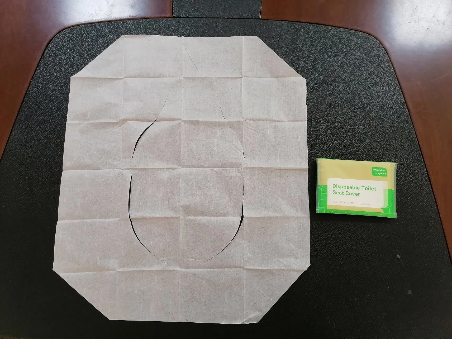 China Wholesale 1/24 Virgin 1ply Wallet Disposable Travel Pack Toilet Seat Cover